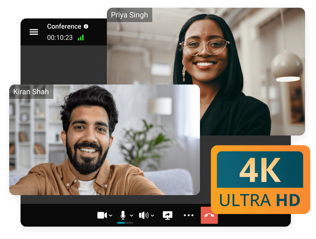 Video Meetings in 4K Video Meetings in 4K