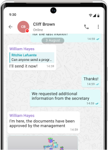 Корпоративный мессенджер