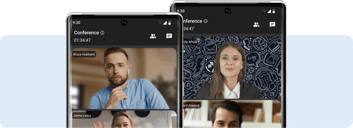 Blurring and Replacing the Background