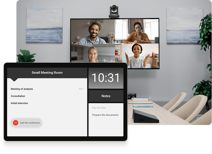Turn your meeting room into an interactive collaboration space Turn your meeting room into an interactive collaboration space