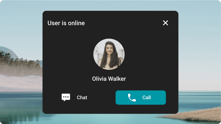 Notification of the User's Appearance Online Notification of the User's Appearance Online