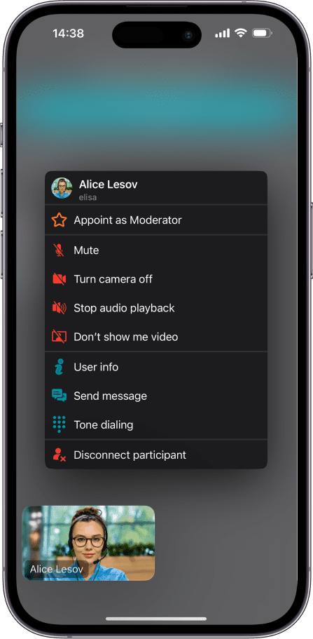 Full control over communication in the TrueConf app for iOS