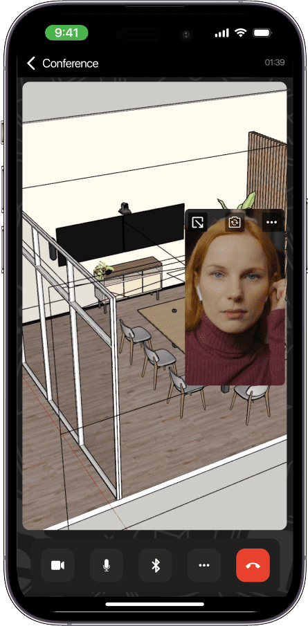 Content Sharing in the TrueConf app for iOS