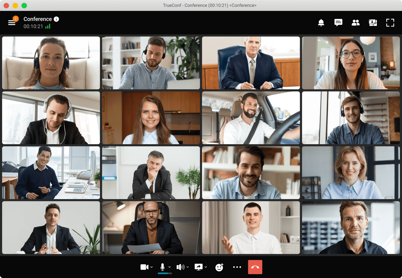 Meetings up to 2,000 users