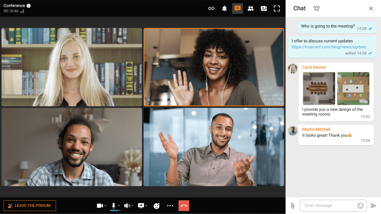 Secure Team Messenger TrueConf Server 5.5.4