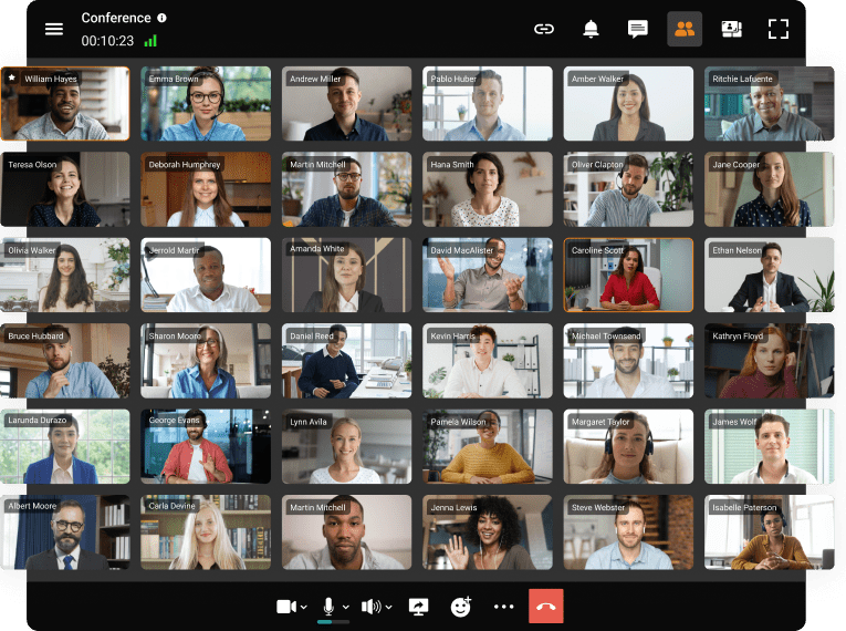 Up to 2,000 Participants in the Conference