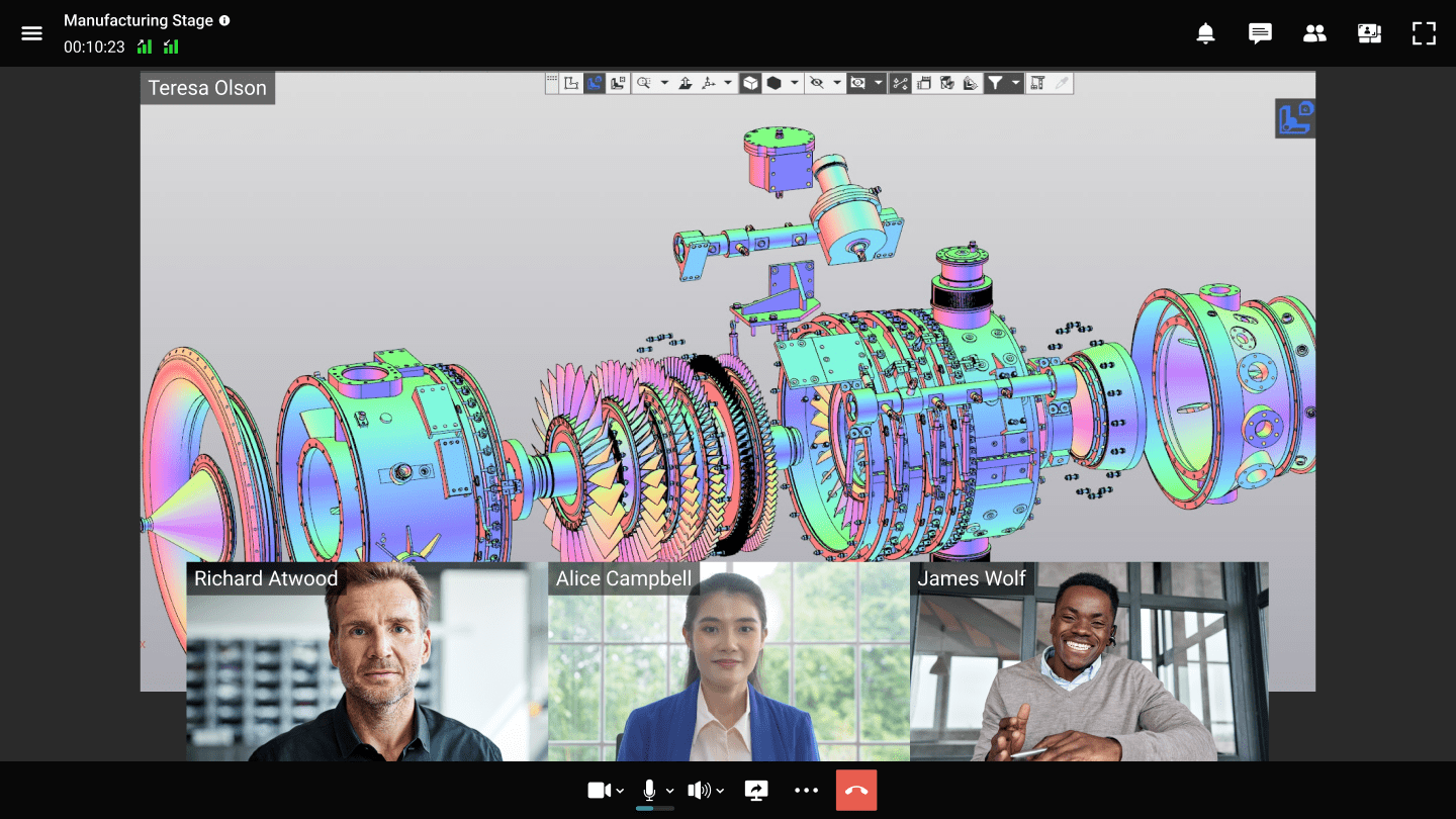 Video Conferencing for Manufacturing