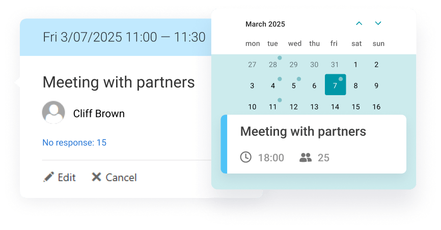 Calendar Event Tracking