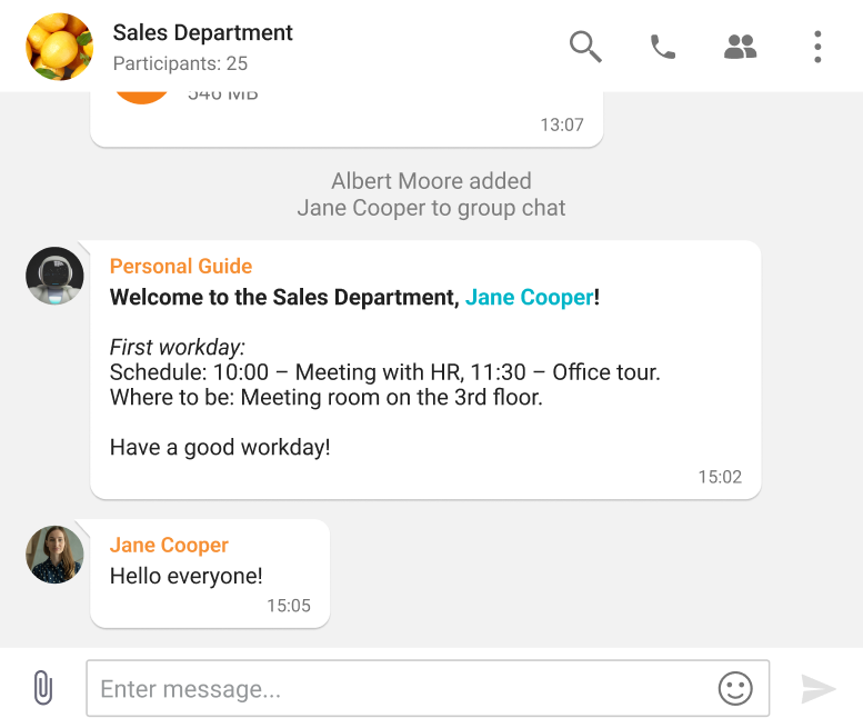 Enhance corporate communications with chatbots!