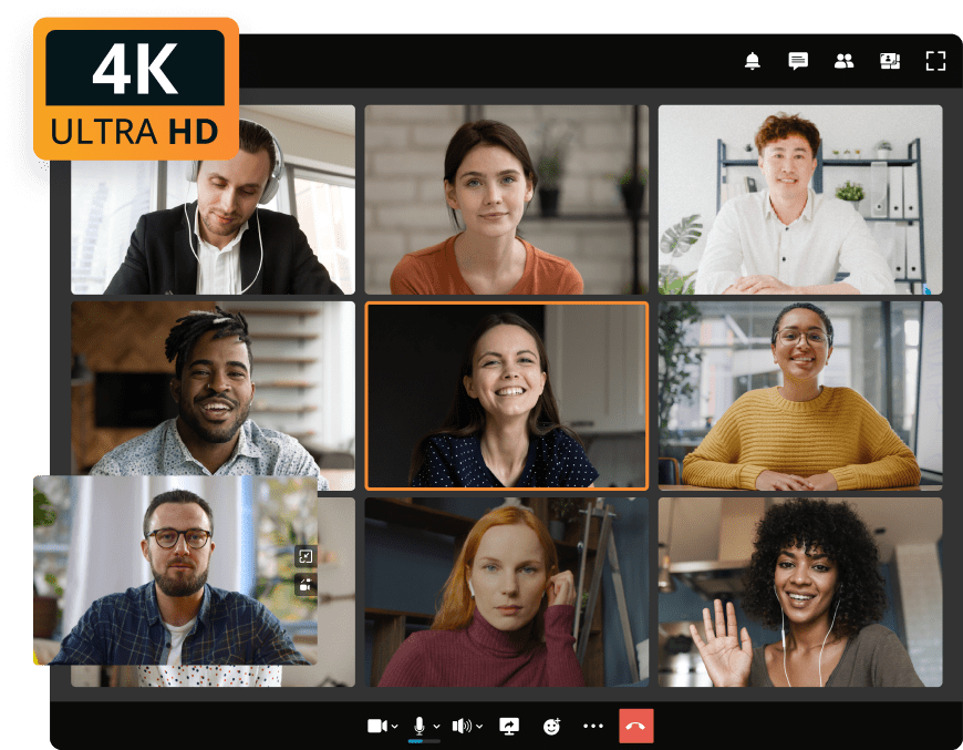 4K Video Meetings