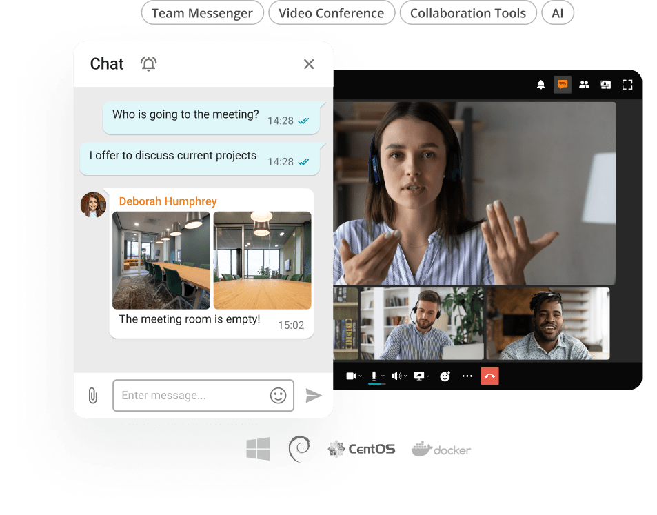 A free corporate messenger TrueConf Server Free