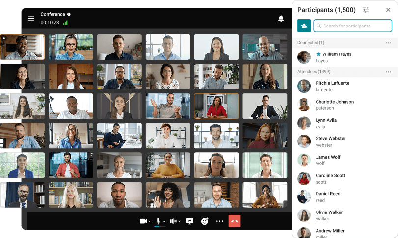 Up to 1,500 Participants in the Conference Up to 1,500 Participants in the Conference